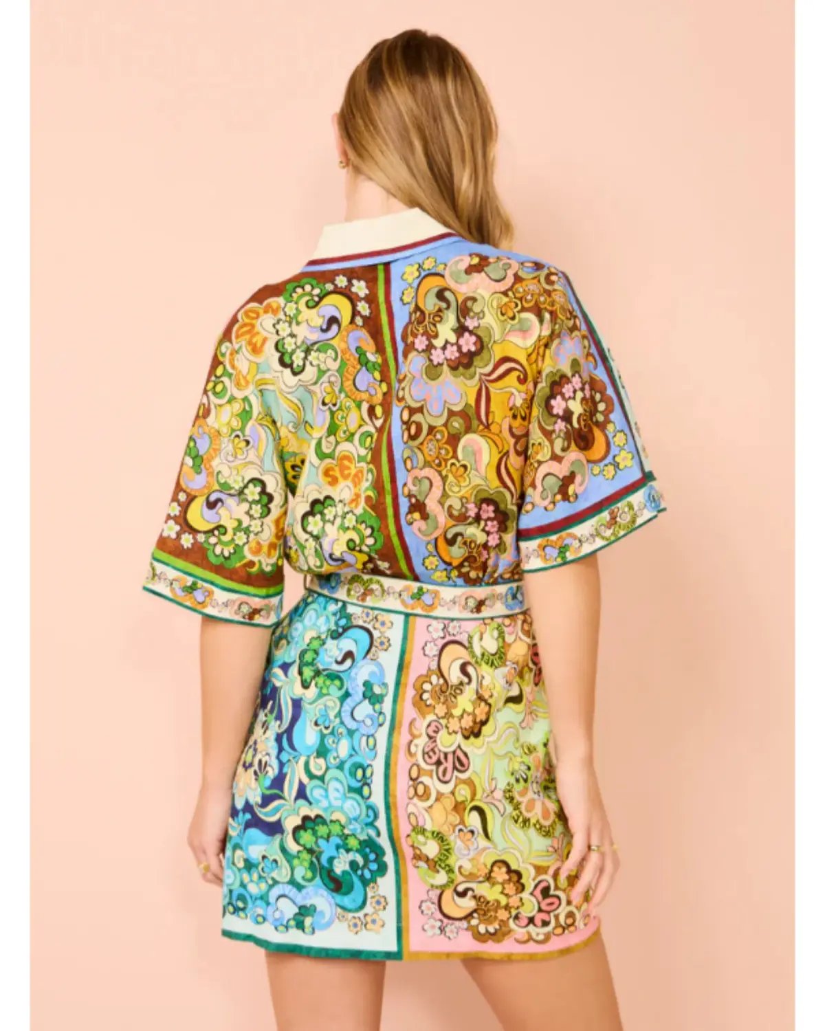Alemais Dreamer Mini Dress in Multi Size AU 8 photo 4