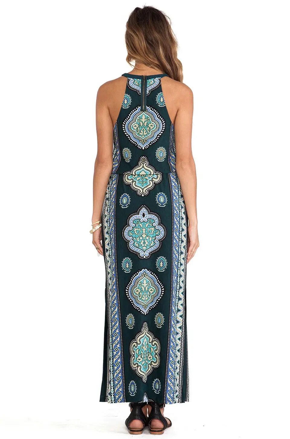 Tigerlily Mughal Midi Dress Print Size 6 photo 3