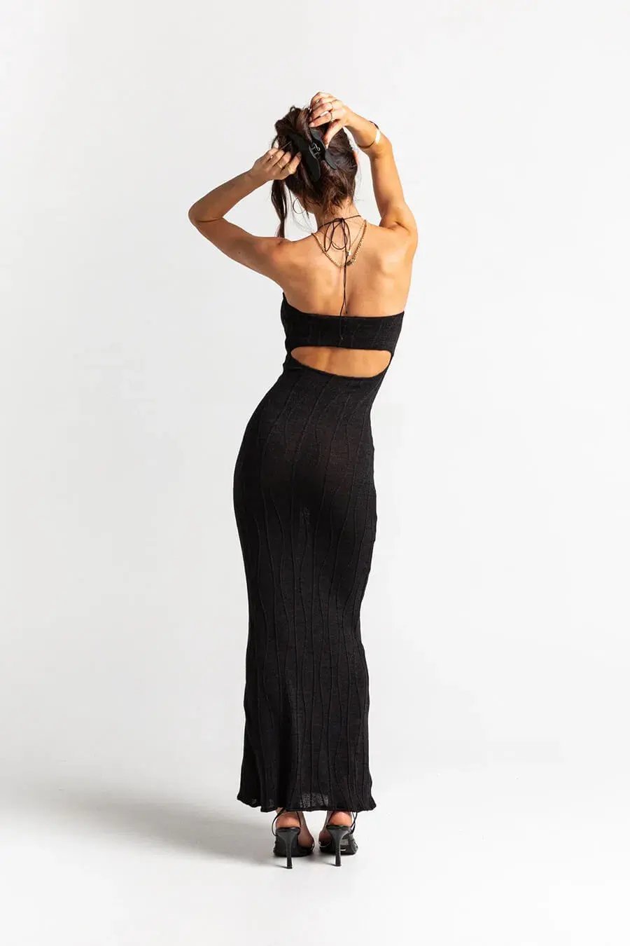Arcina Ori Cindy Maxi Dress Black Size M / AU 10 photo 3