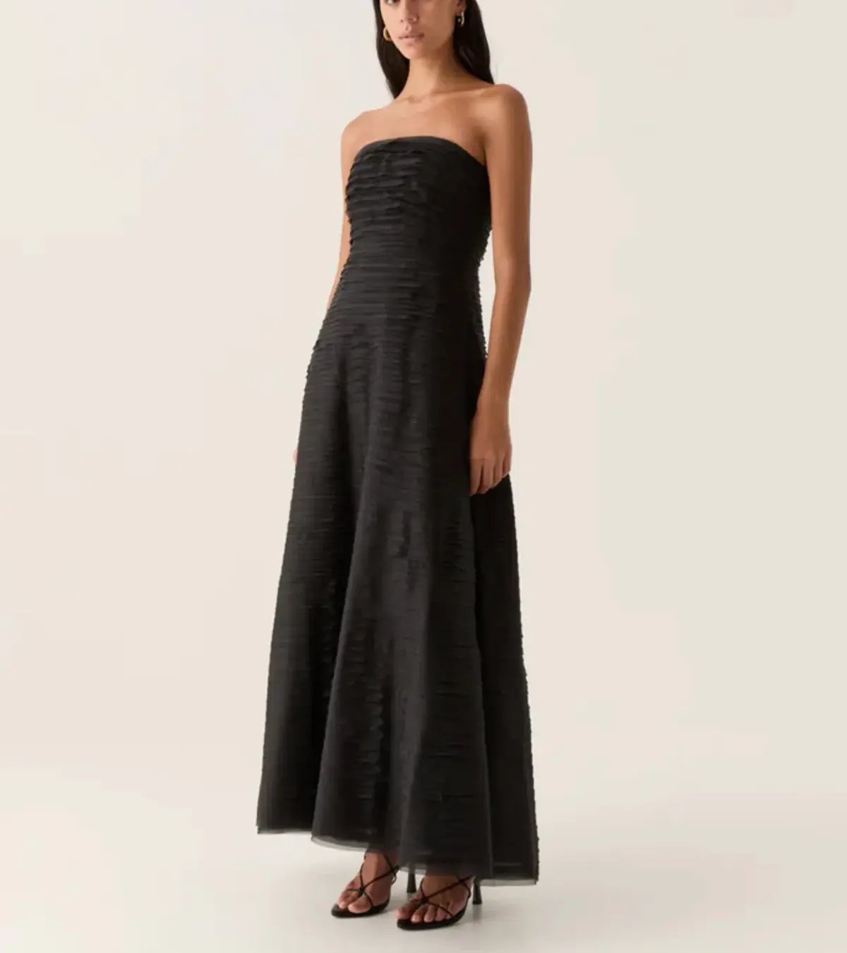 Aje Soundscape Maxi Dress Black Size 10 photo 2