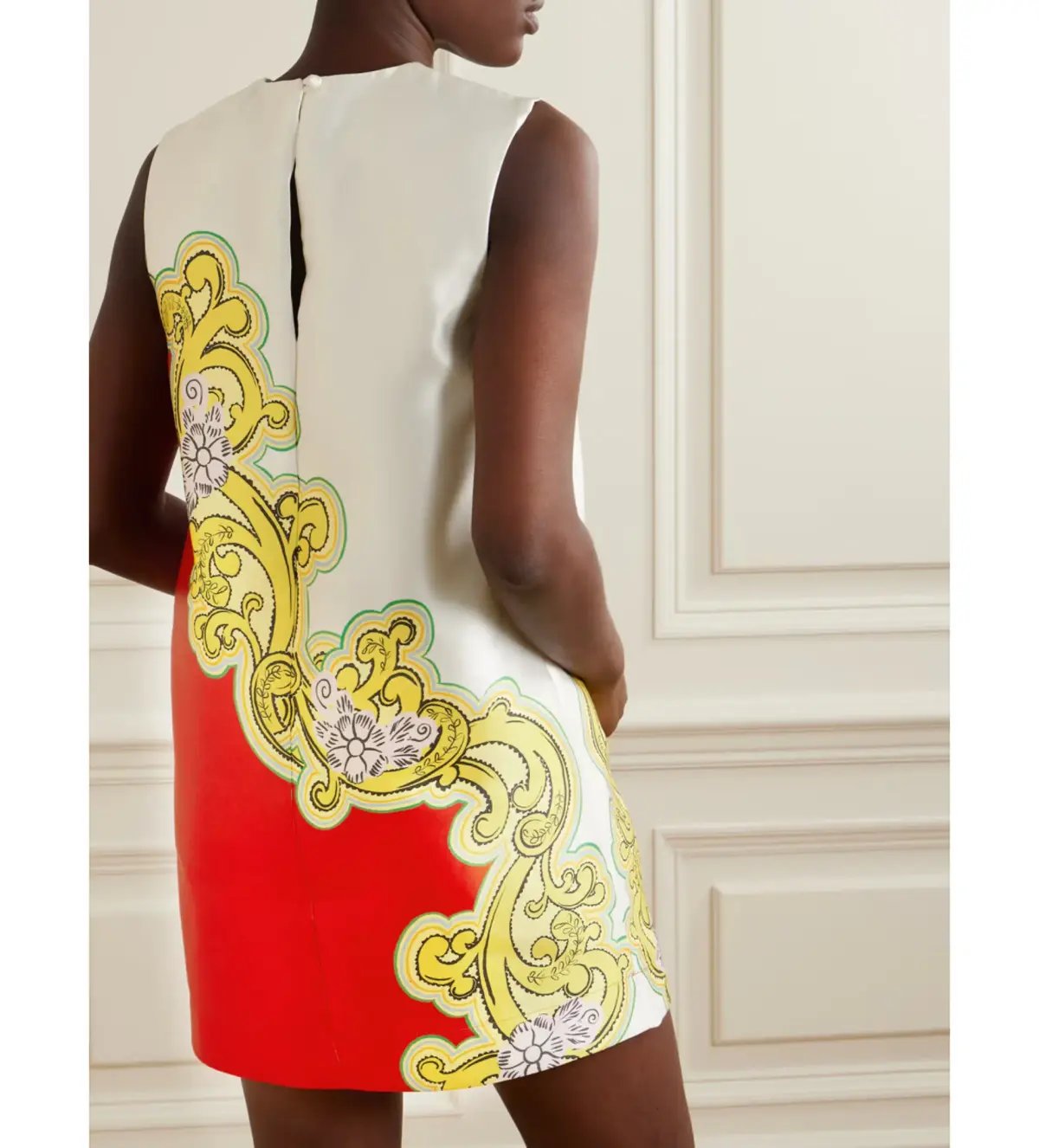 Alemais Sierra Printed Satin-twill Mini Dress Print Size 10 photo 2