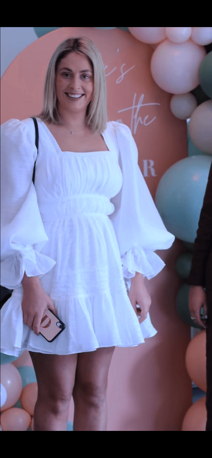 Aje Impression Dress White Size 10 photo 2