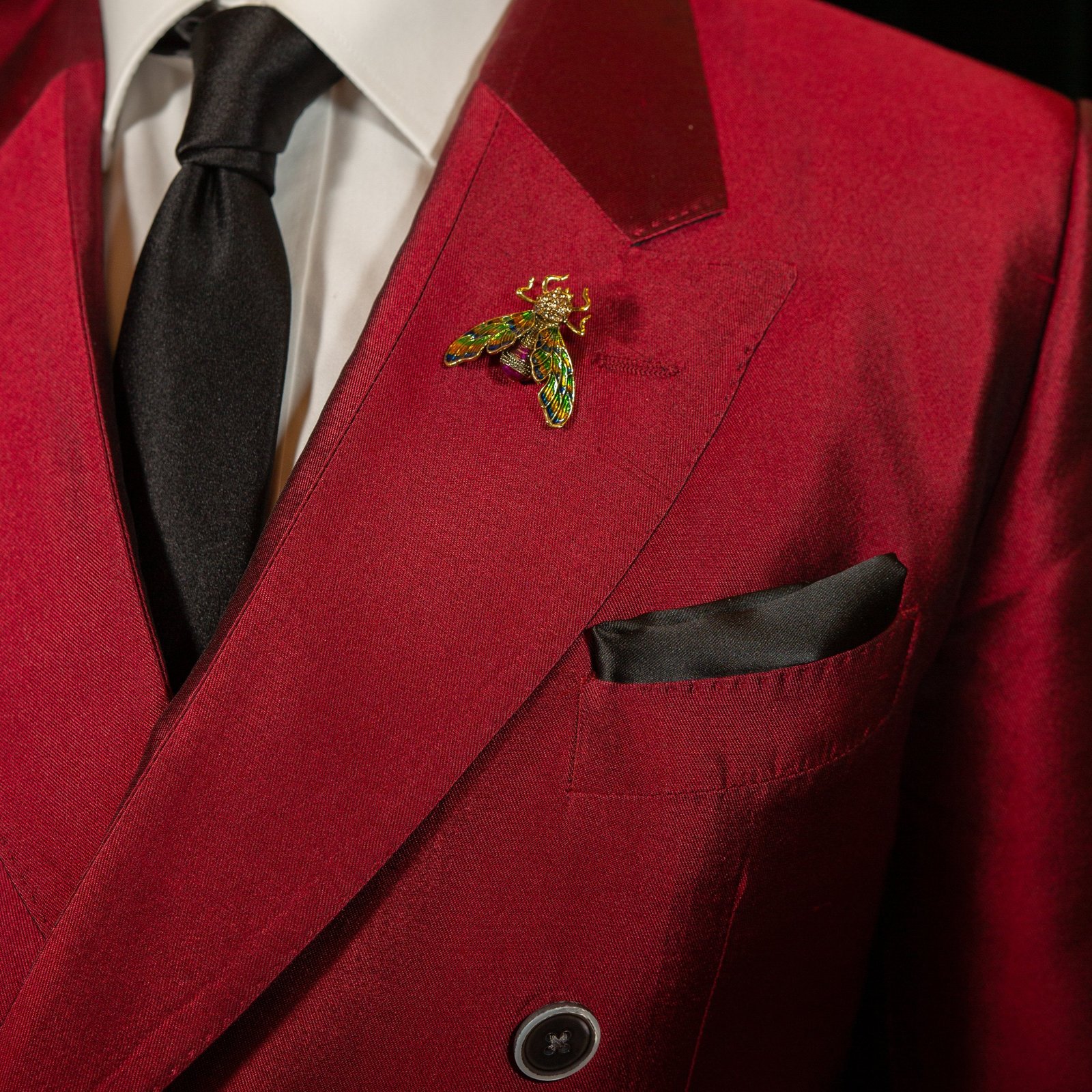 Hire Morris Moth Pin Green/Indigo photo 2