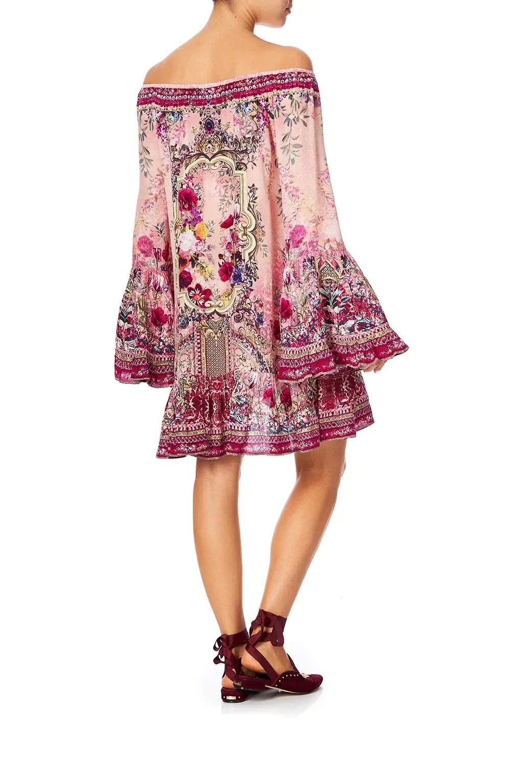 Camilla La Belle A Line Frill Mini Dress Print Size XL / AU 16 photo 3