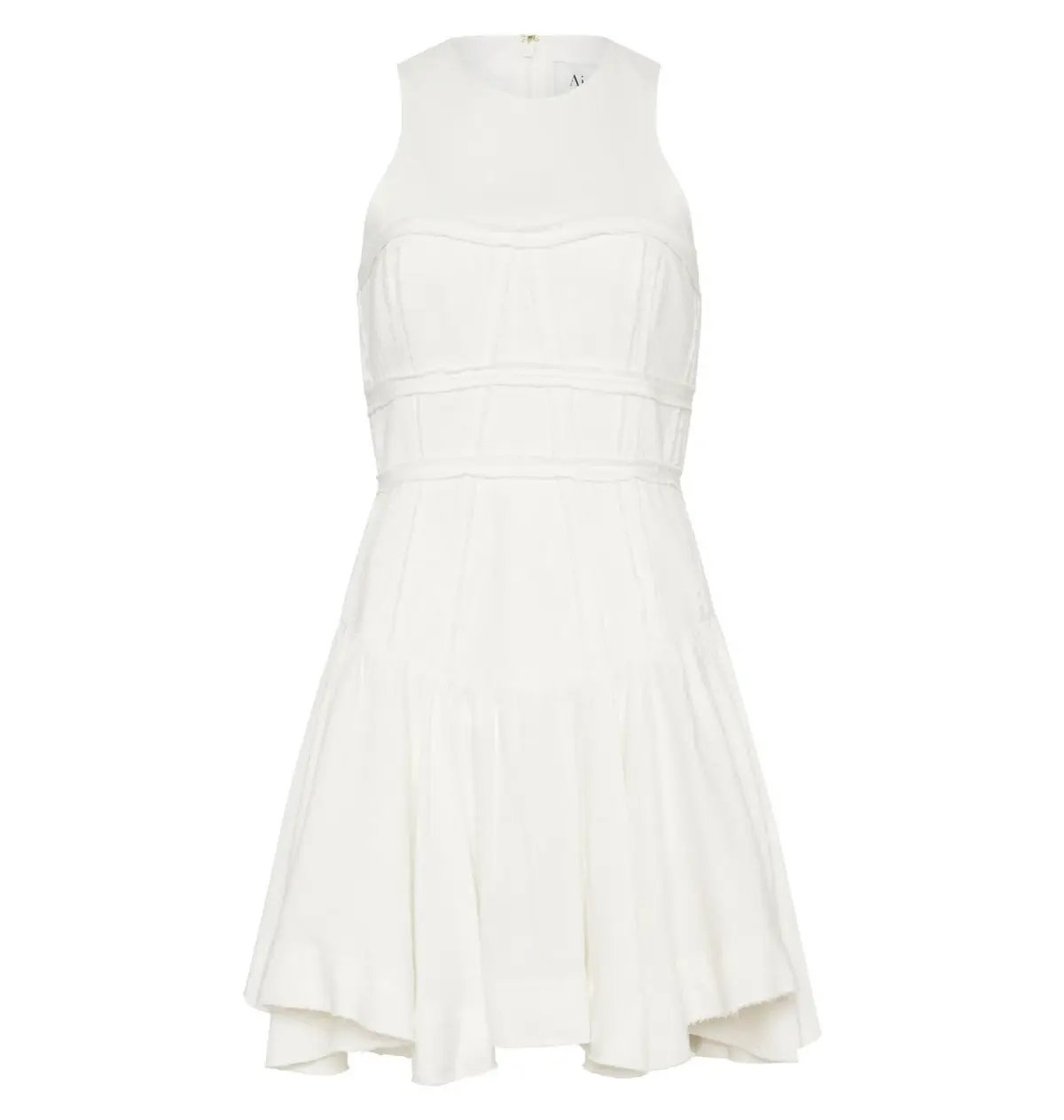 Aje Corset Mini Dress White Size AU 12 photo 5