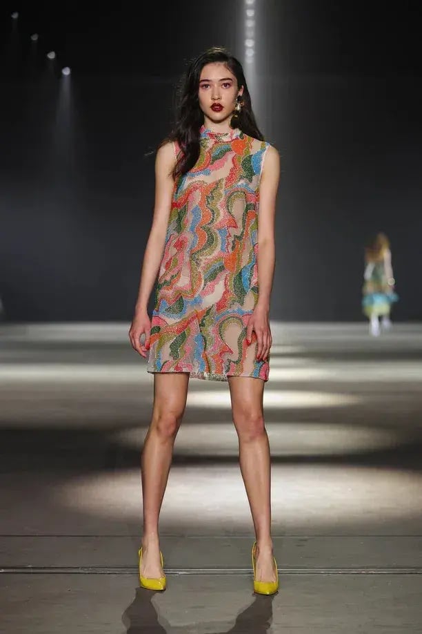 Alemais The Five Bead Embellished Mini Dress Multi Size 10 AU photo 2