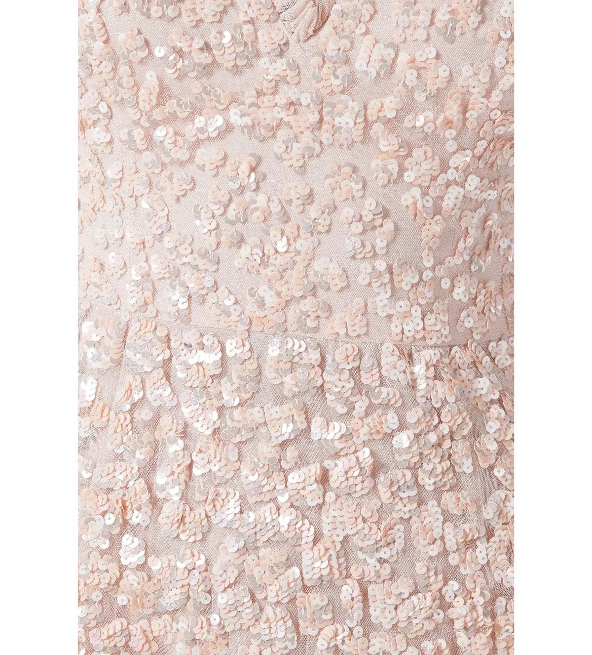 Needle and Thread Amalie Sequin V-Neck Gown Pale Pink in Size 8 photo 4