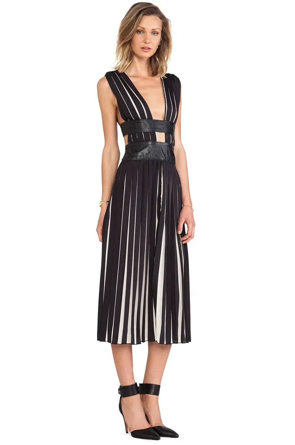 Shakuhachi Pleats Please Dress Black Size 6 photo 2