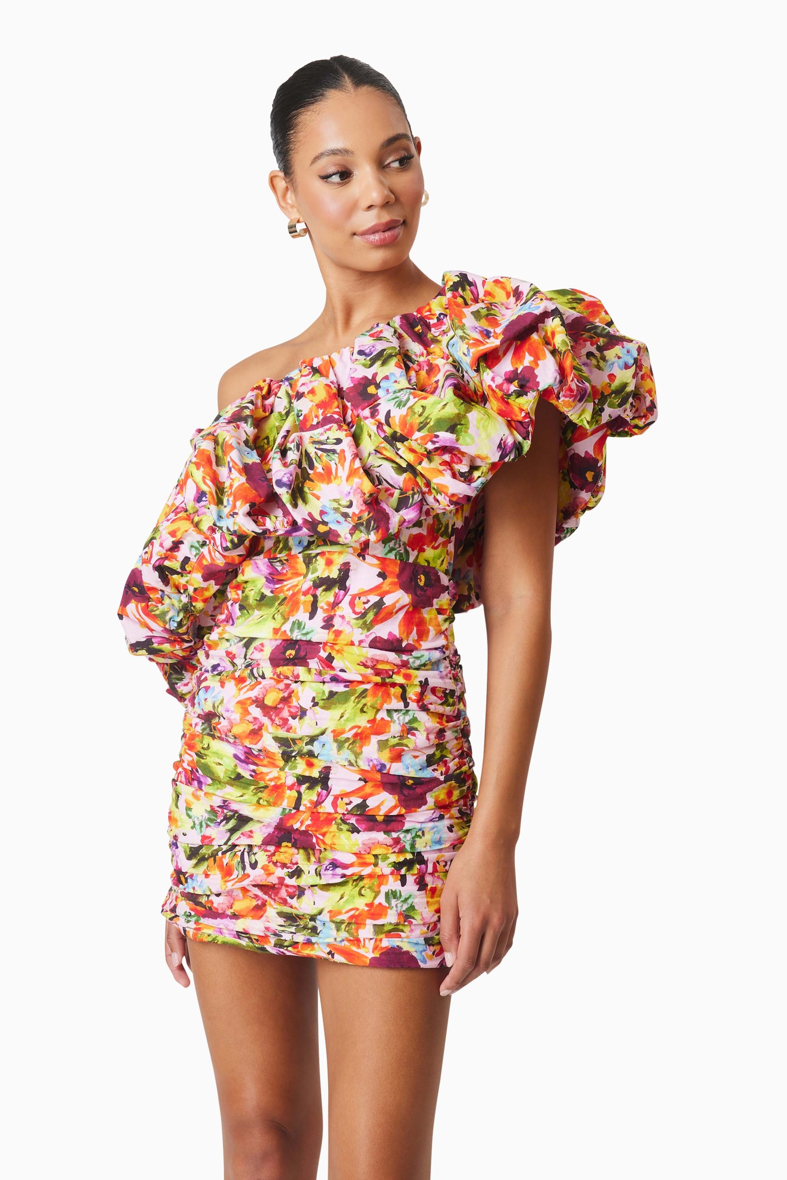 ELLIATT ELIRA MINI DRESS - PINK MULTI photo 2