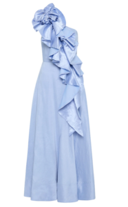 Aje Adelia Ruffle Midi Dress - Sky Blue photo 7