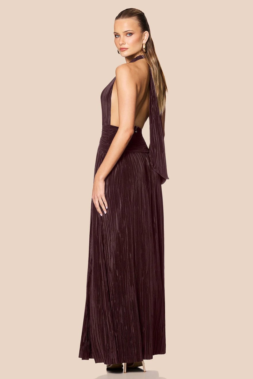 Nookie Desiree Halter Gown - Mocha photo 3