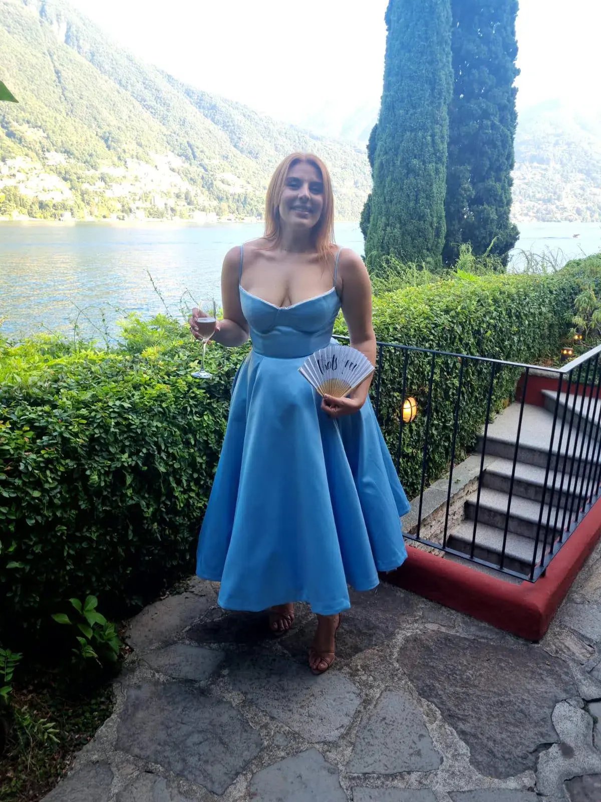 House of CB Mademoiselle Tulle Midi Dress Cinderella Blue Size M / AU 10 photo 5