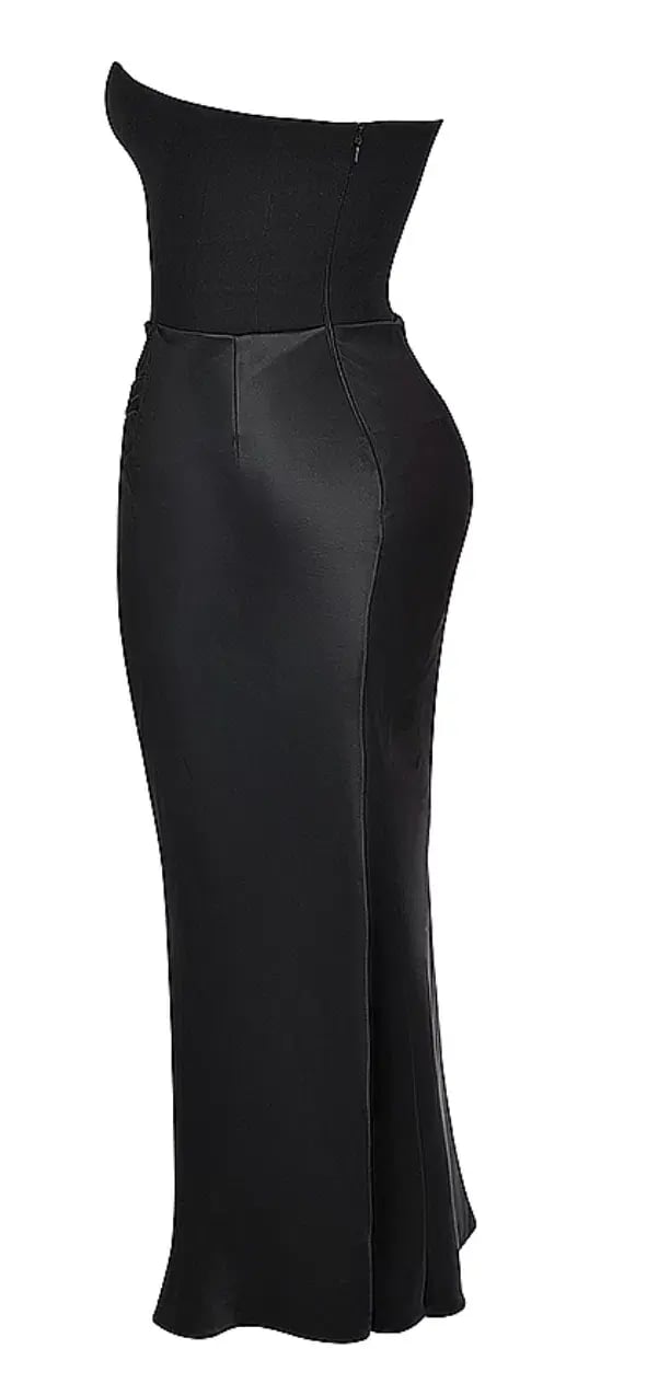 House of CB Persephone Strapless Corset Dress Black Size M / AU 10 photo 7