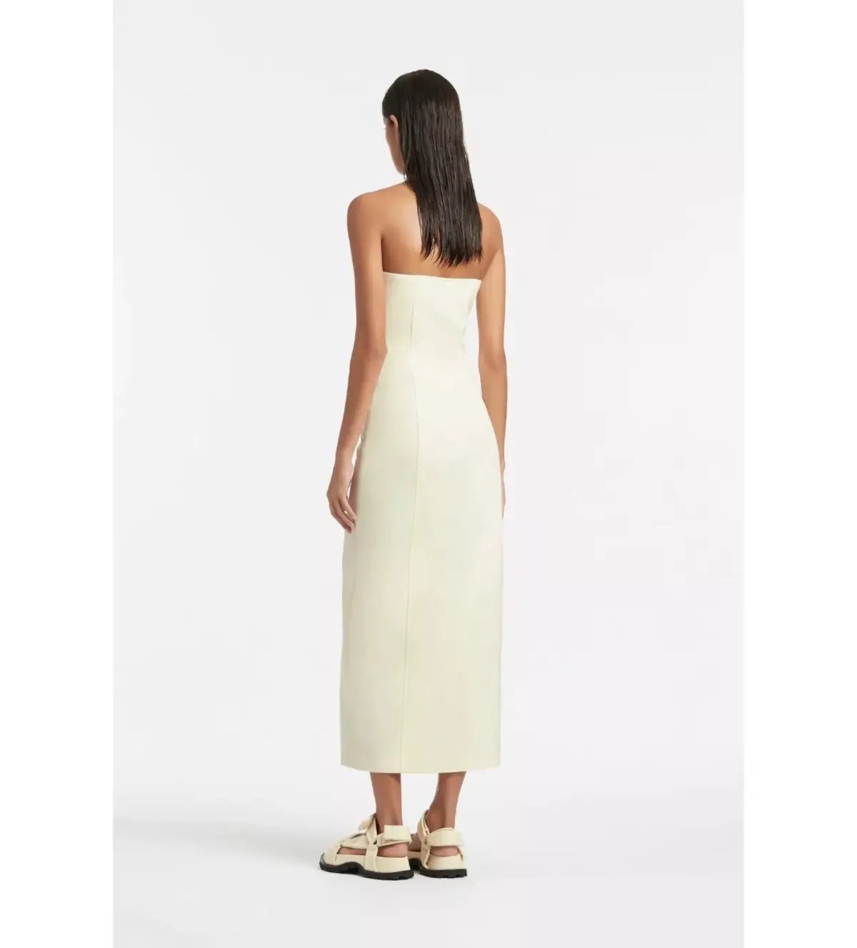 SIR THE LABEL LEMON MARCO STRUCTURED MIDI DRESS SIZE AU 8 photo 3