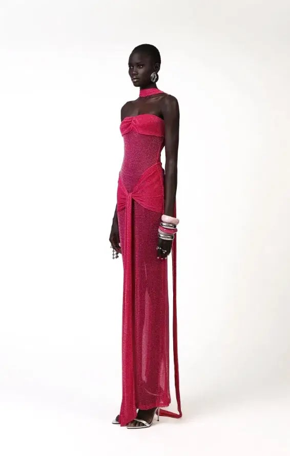 Khanums Kesca Maxi Gown Pink Size S / 8 photo 3