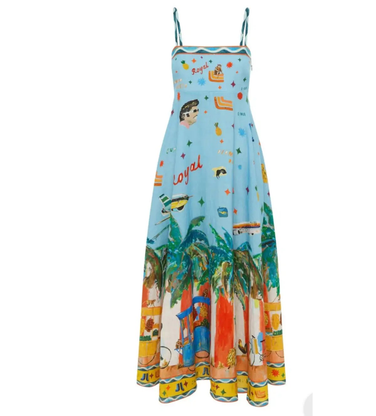 Alemais All Aboard Sundress Print Size AU 12 photo 5