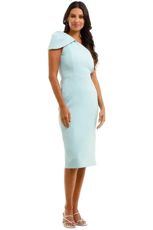 Rebecca Vallance Carline One Shoulder Dress Blue Size 6 photo 2