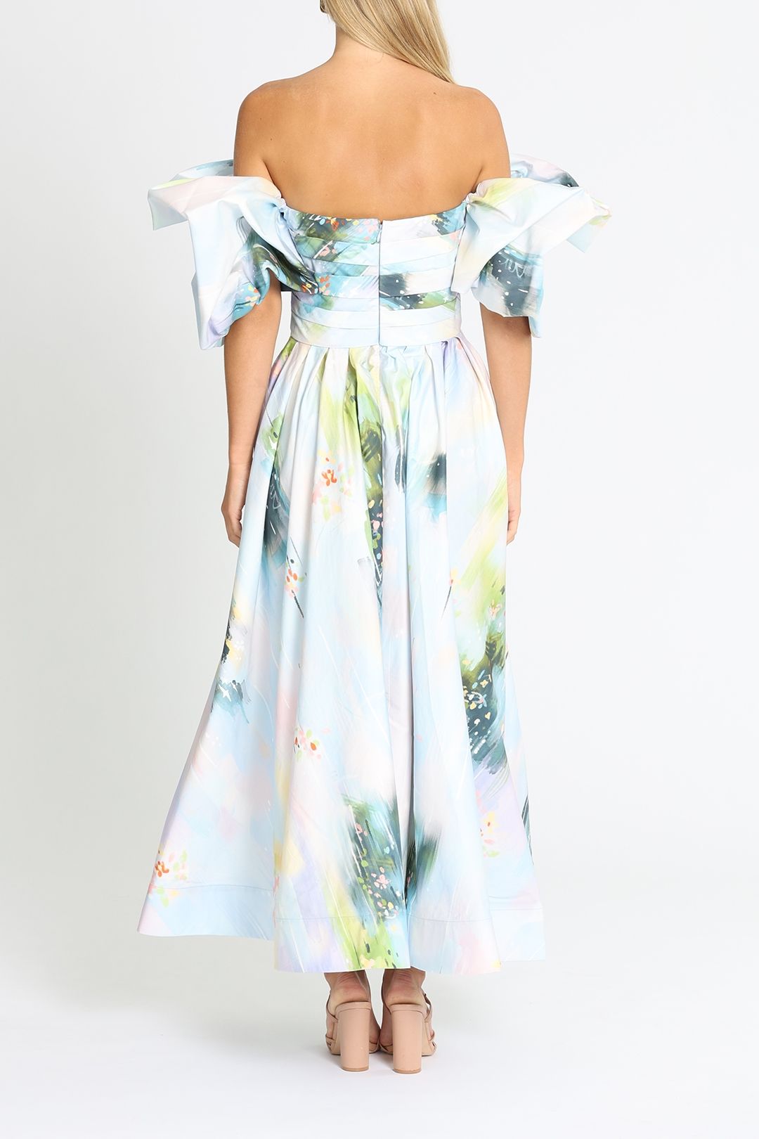 Matilda Puff Sleeve Midi Dress photo 3