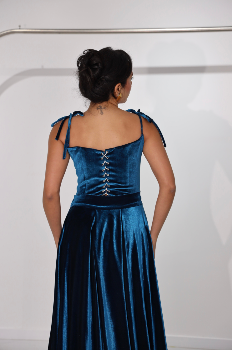 MAJESTY VELVET BY WALONE TURQUOISE photo 8