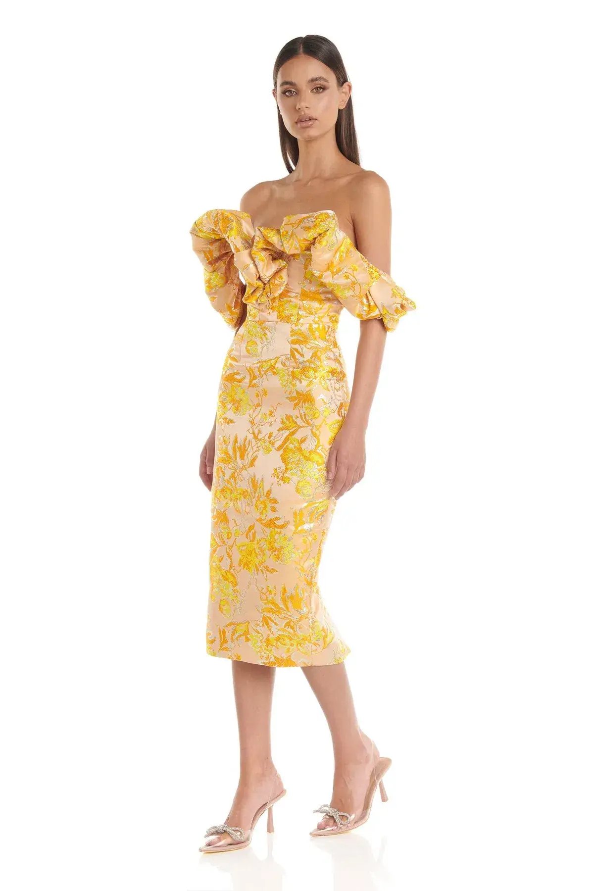 Eliya the Label Brielle Midi Dress Floral Size 10 photo 6