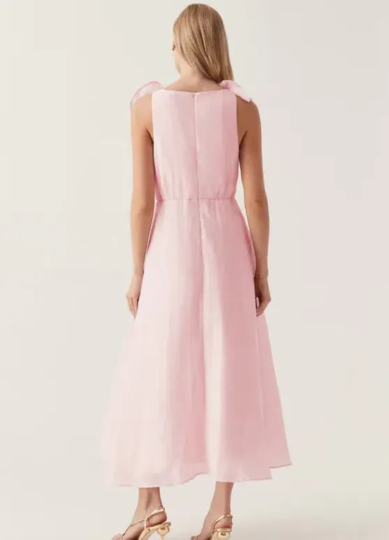 Aje Genesis Dress Soft Pink Size 12 photo 2