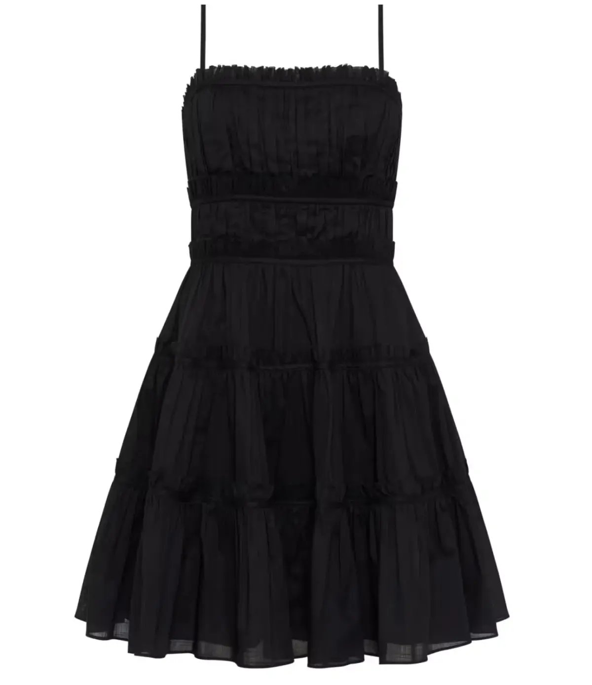 Aje Breathless Mini Dress Black Size AU 8 photo 3