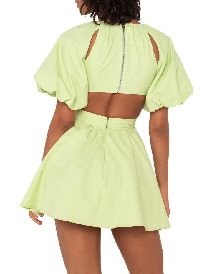 Mossman The Seahaze Mini Dress Green Size 8 photo 3