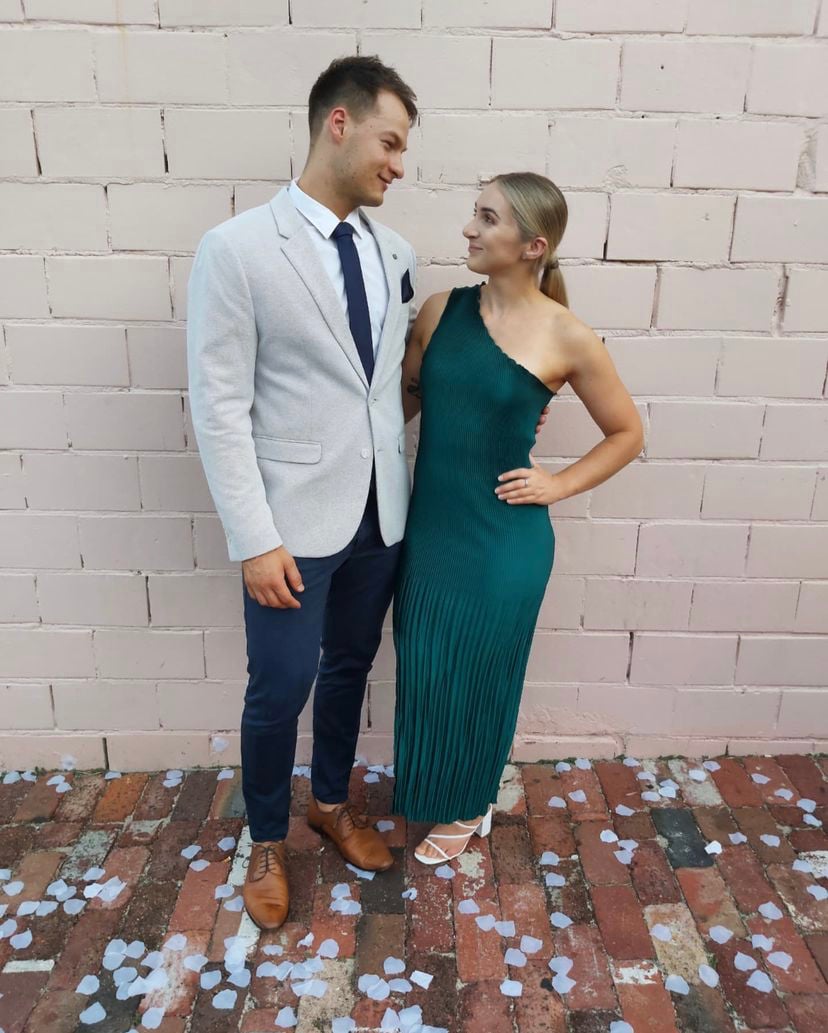 L'idée Soiree One Shoulder Dress Teal photo 2