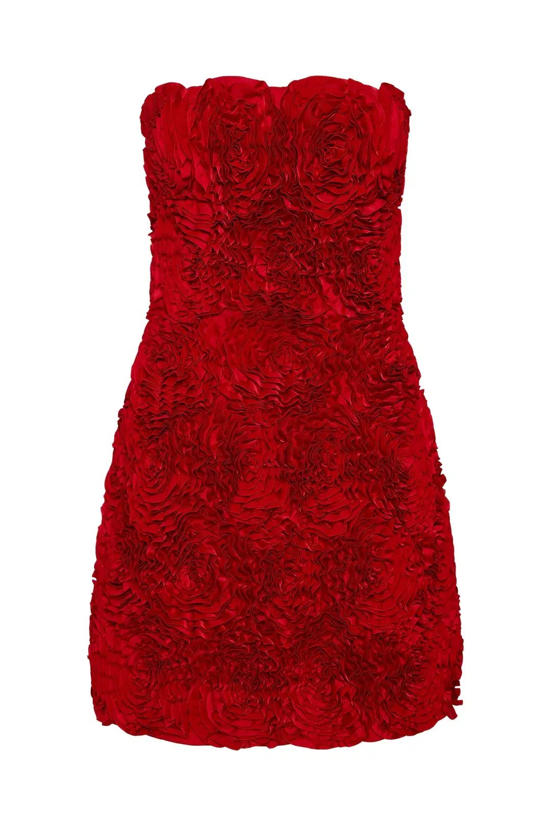 Aje Gazer Rosette Mini Dress Scarlet Red Size 6 photo 5