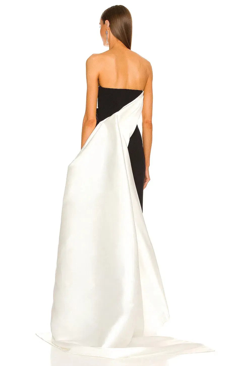 Solace London The Kinsley Maxi Dress in Black/Cream Size 10 photo 3