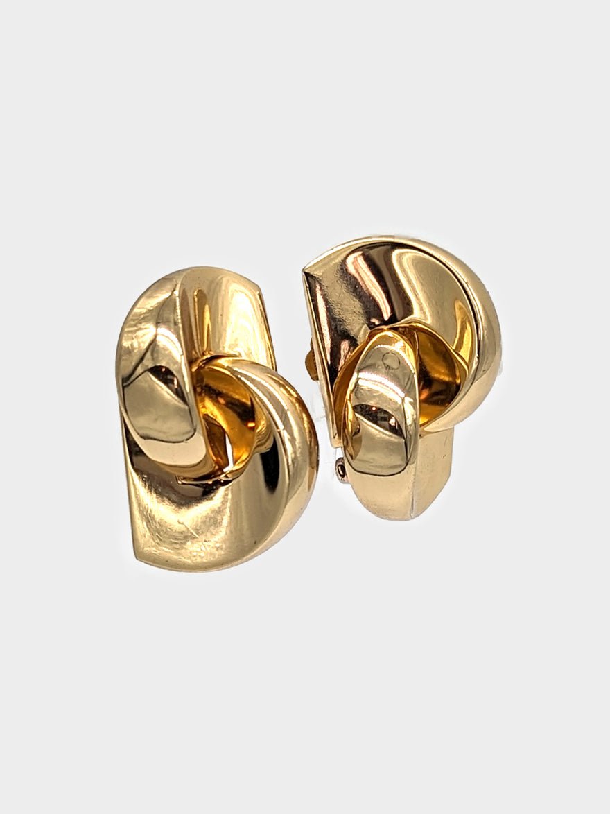 Dior Vintage Gold CD Earrings photo 2