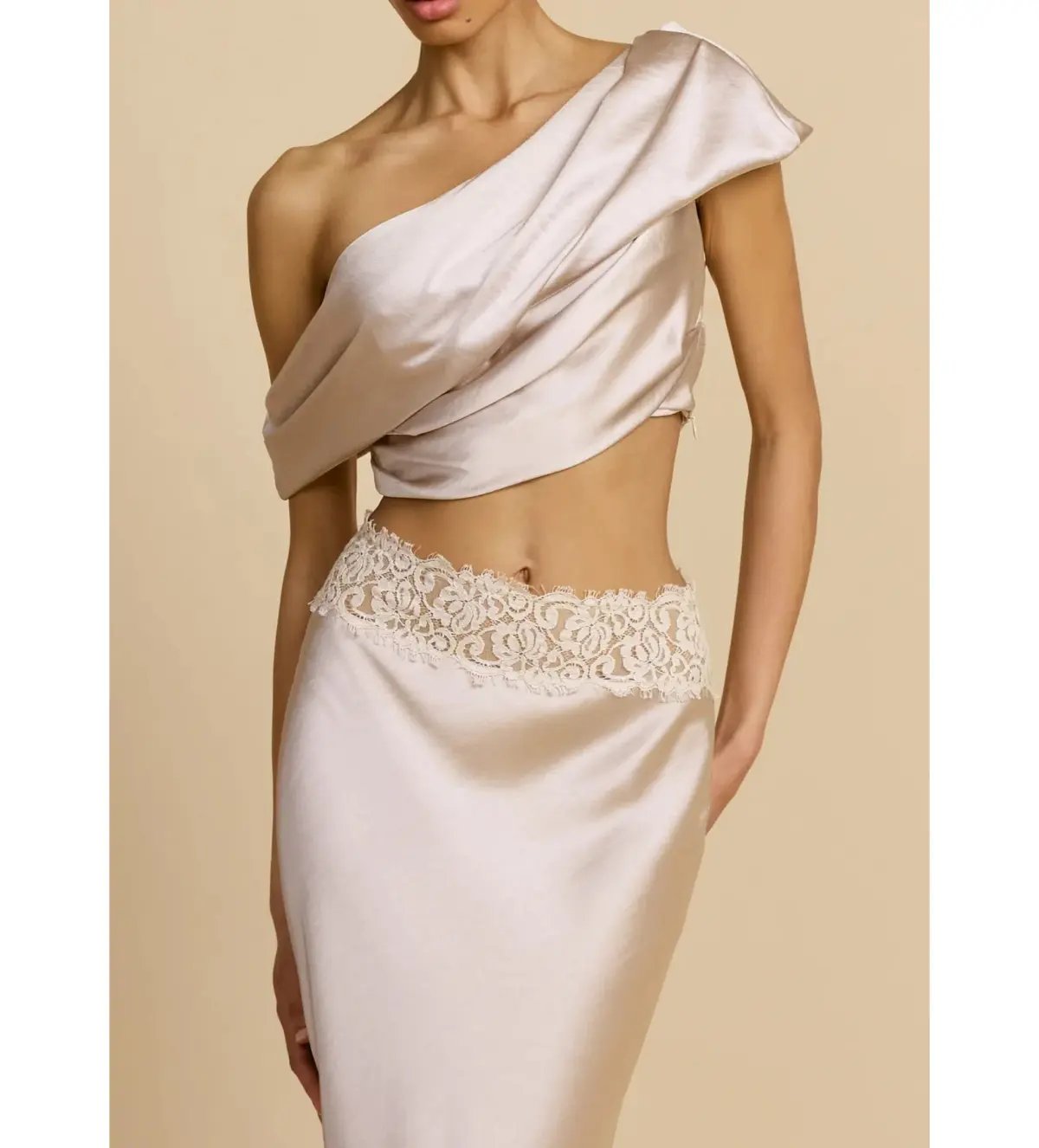Arcina Ori Anaya Top and Maxi Skirt Set Oyster Size S AU 8 photo 6