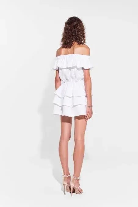 Sir The Label Stefi Mini Dress White Size AU 10 photo 3