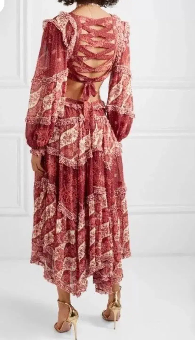 Zimmermann Eyes On Summer Maxi Dress Size AU 12 photo 7
