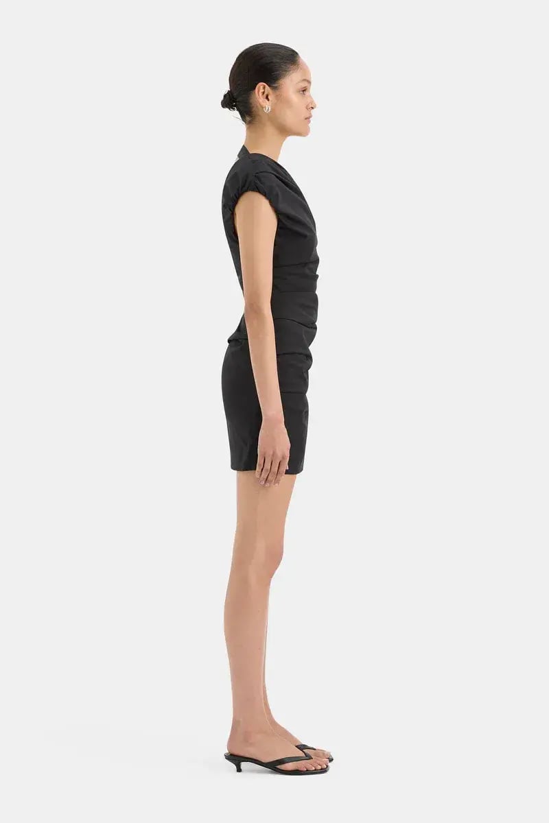 Sir the Label Azul Gathered Mini Dress Black Size 1 / AU 8 photo 3