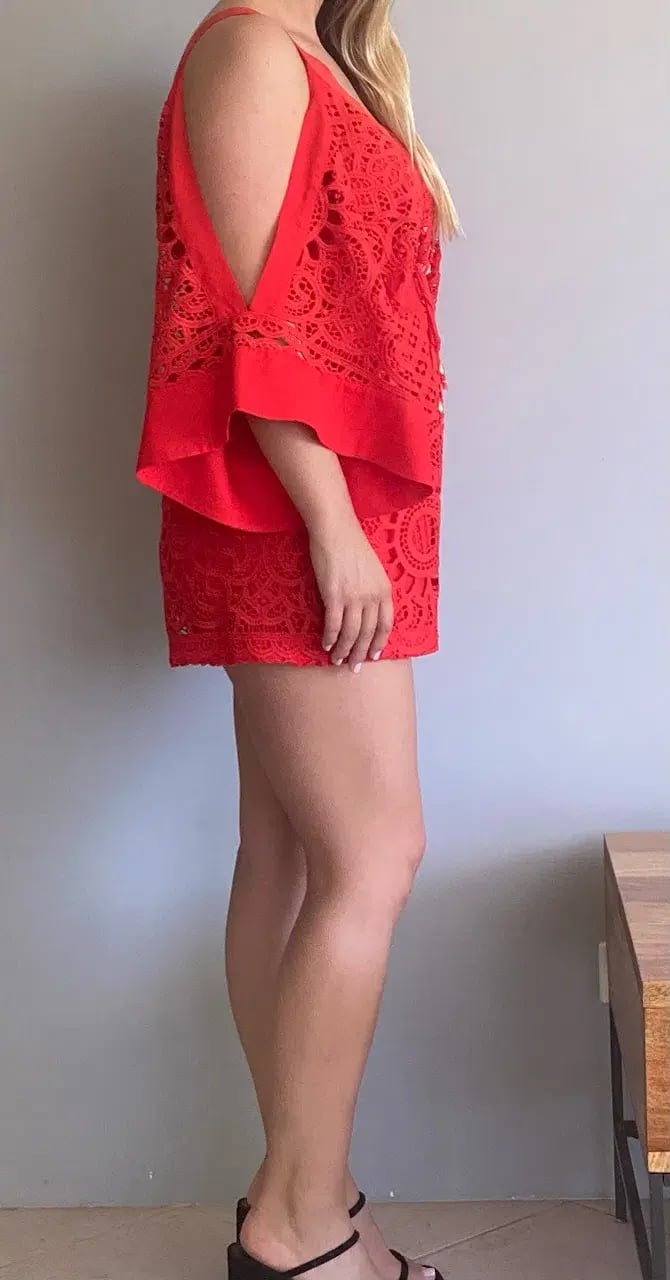 Alice McCall Keep Me There Playsuit Red Size 10 photo 2