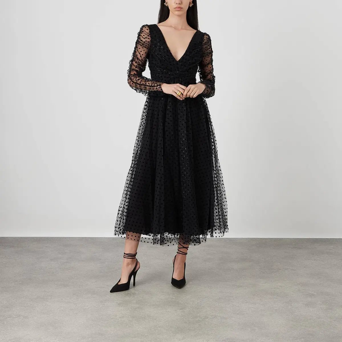 Leona Edmiston Nia LBD Cocktail Dress With Side Split Size AU 4 photo 34