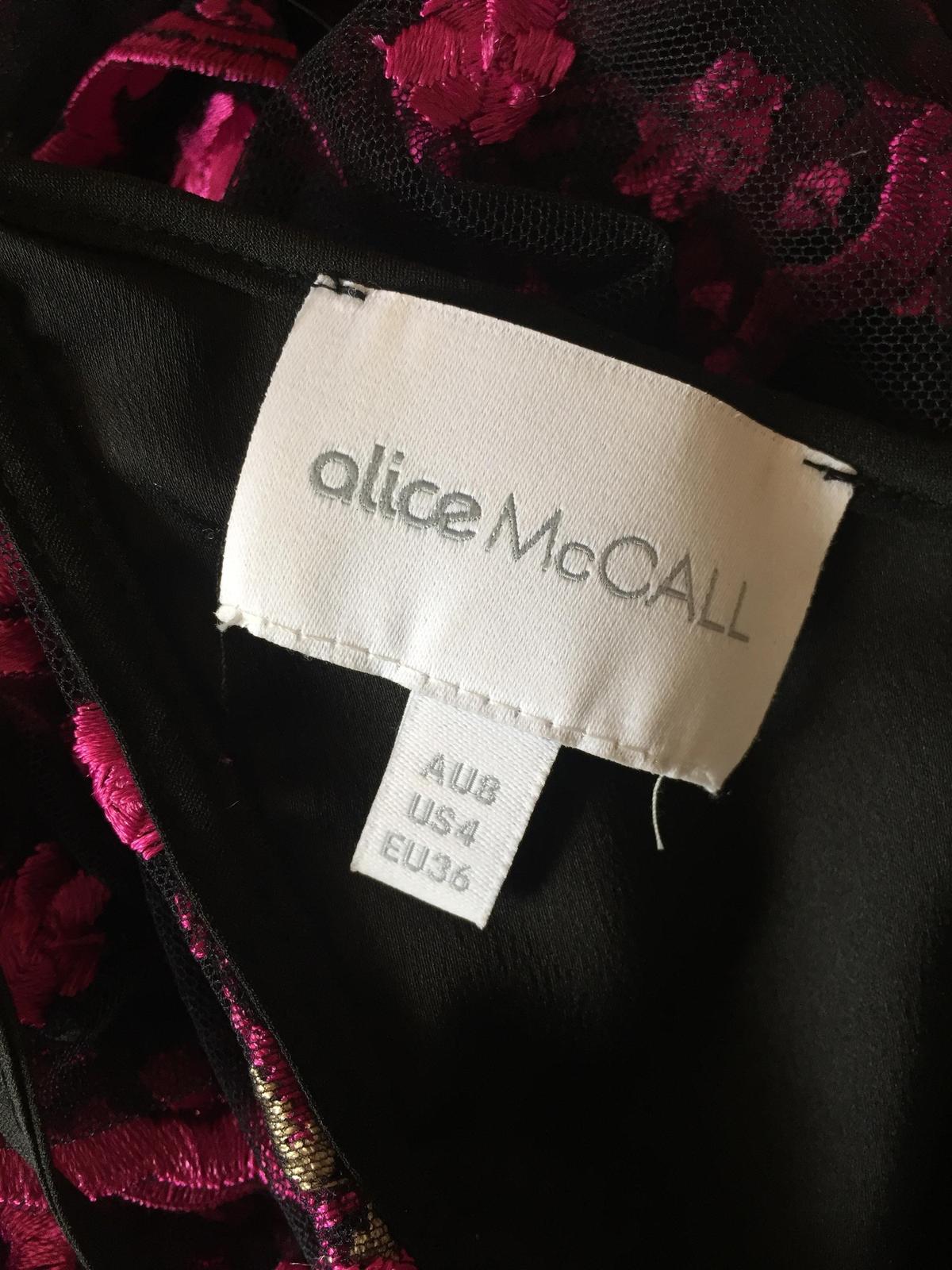 Alice McCall A Girl Like You Playsuit Black Pink Size 8 photo 5