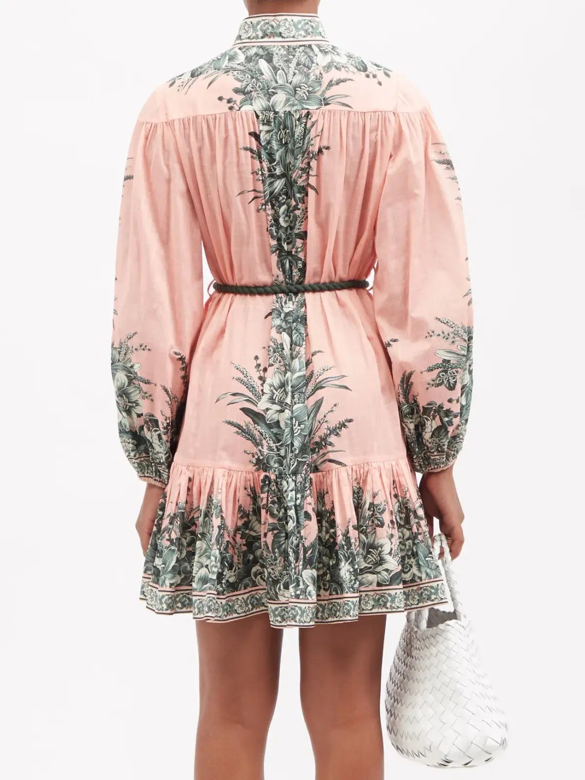Zimmermann Moonshine Floral Mini Dress Print Size 10 photo 3