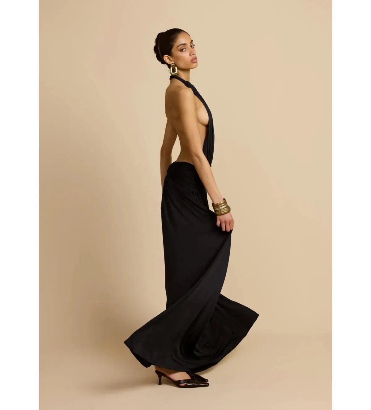 Arcina Ori Santina Maxi Dress Black Size S / AU 8 photo 2