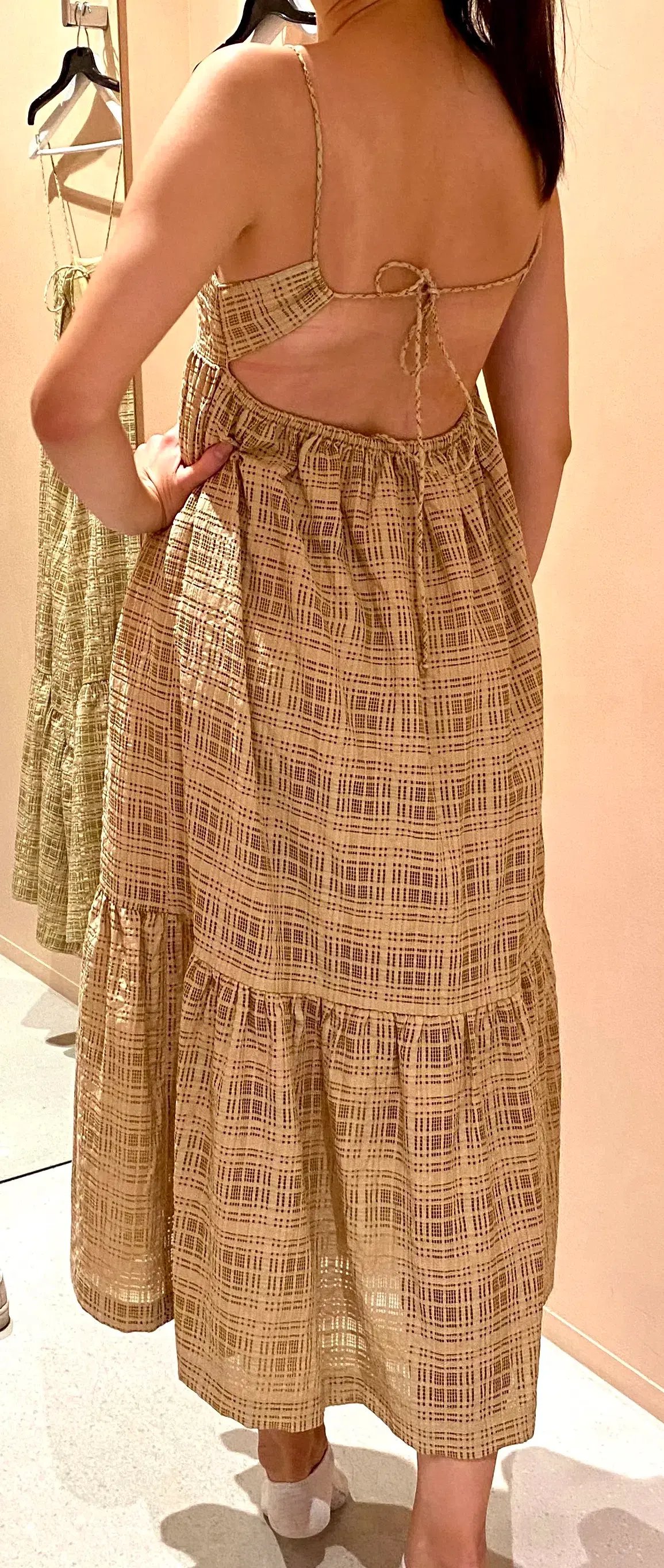 Issy Sunset Dreamer Dress in Tan photo 2