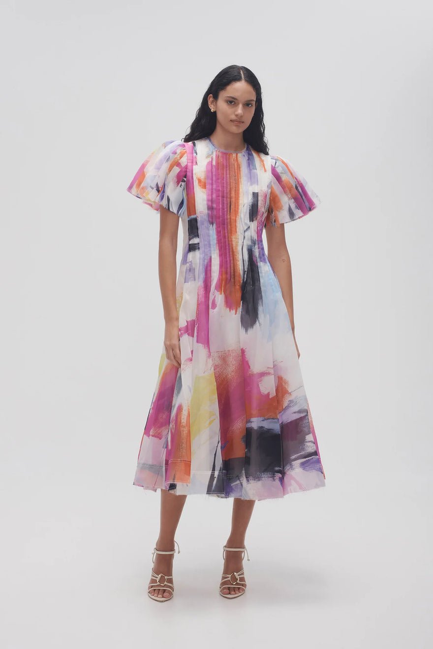 Aje Nova Pleated Midi Dress photo 4
