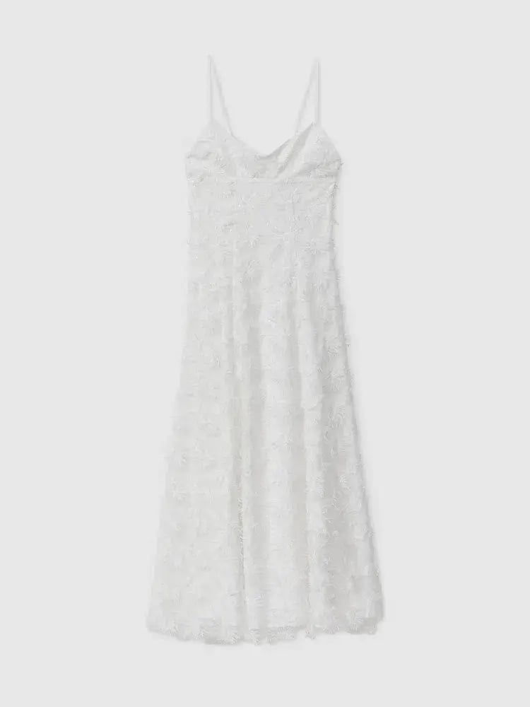 ANNA QUAN Stella Dress in Dandelion White 8 photo 4