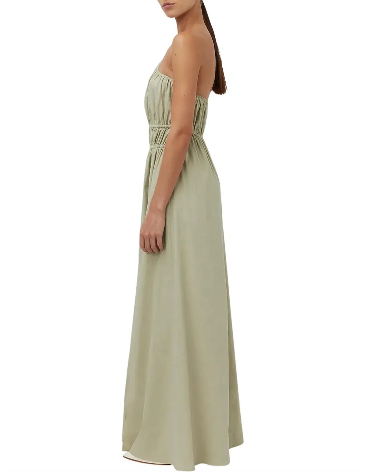 Camilla and Marc Sevilla Asymmetric Dress Oregano Green Size 14 photo 2