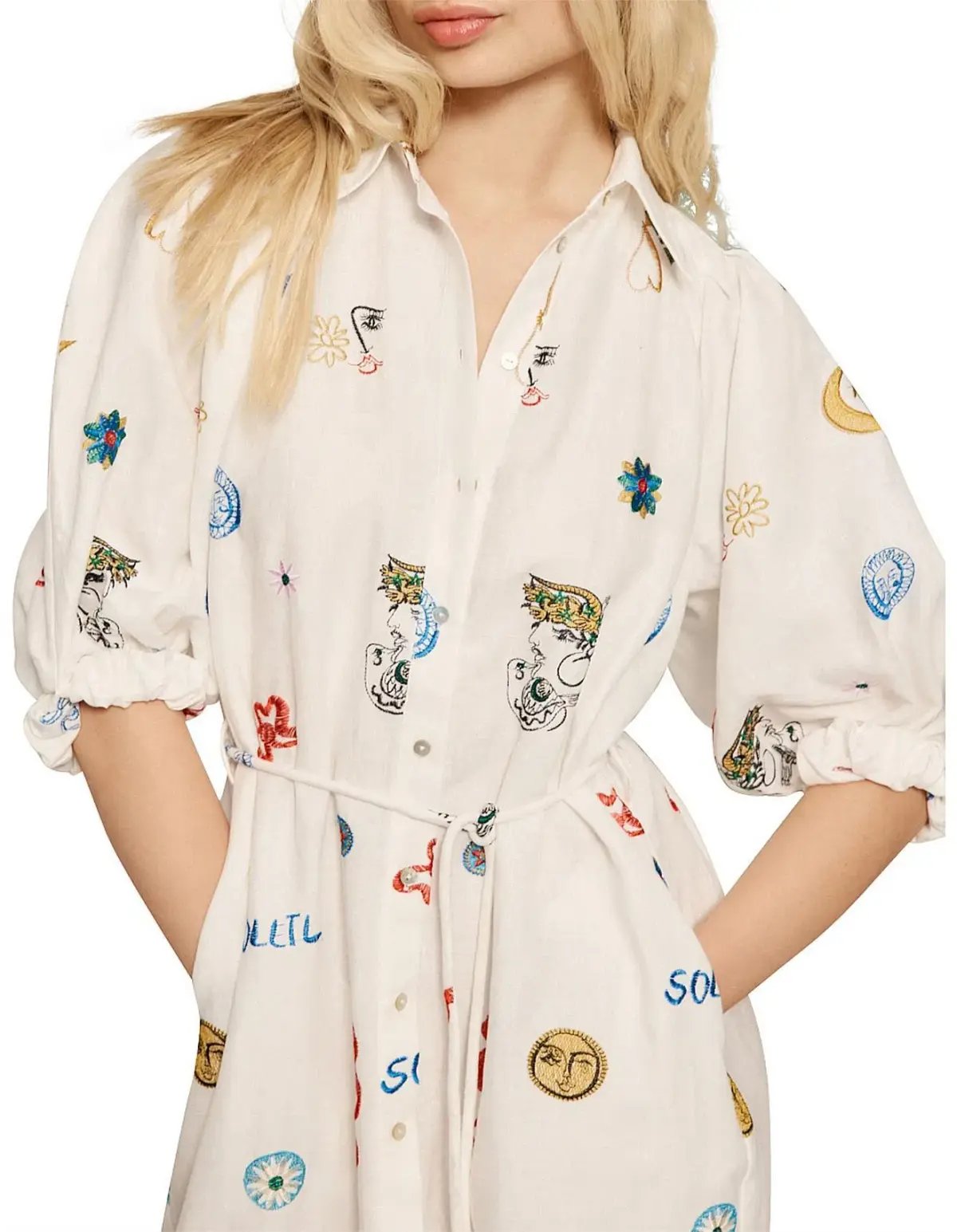 Alemais Soleil Shirtdress Multi Size AU 12 photo 4