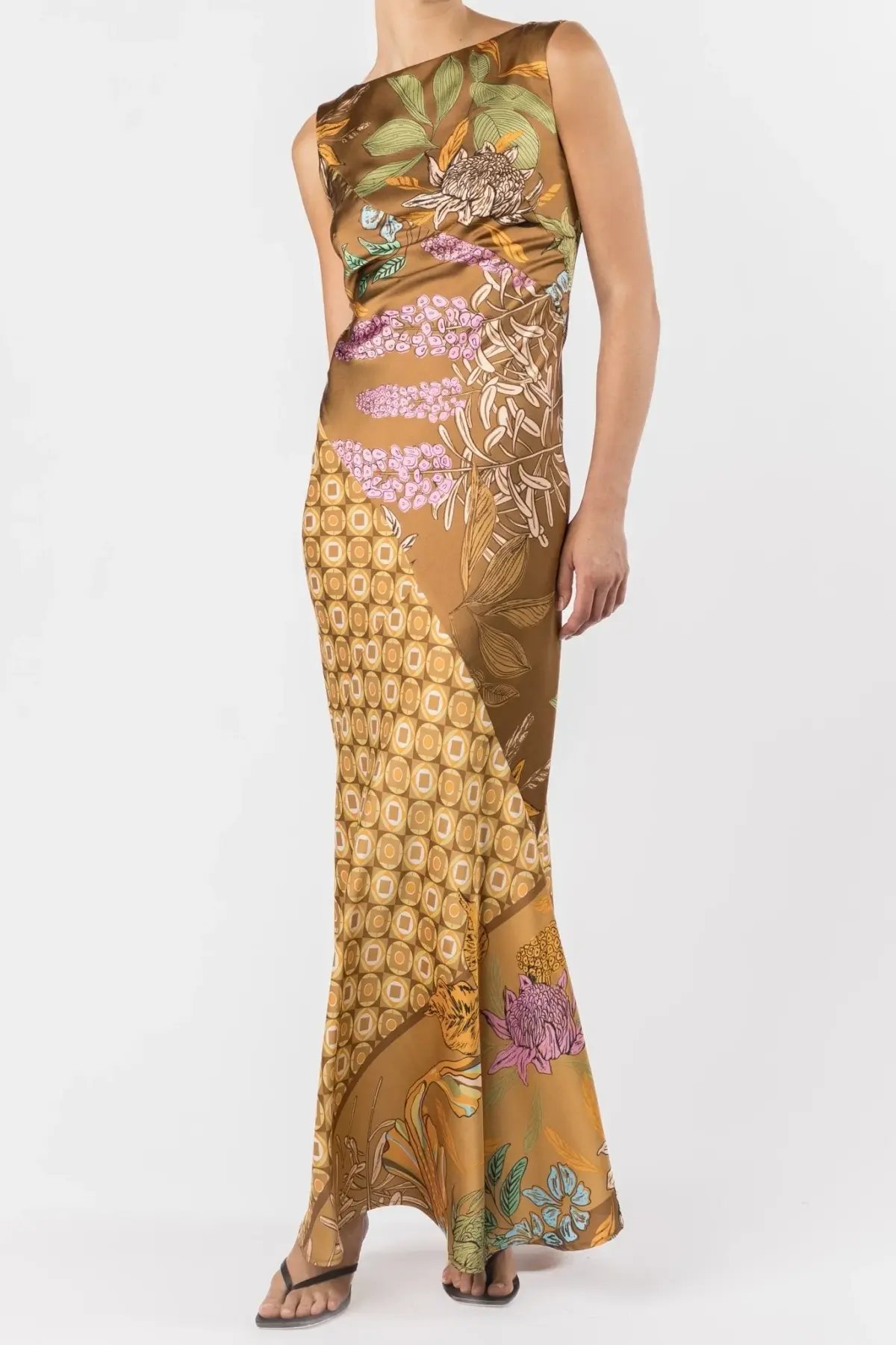 One Fell Swoop Fleur Monica Maxi-Koi No Mori Multi Size 6 photo 5
