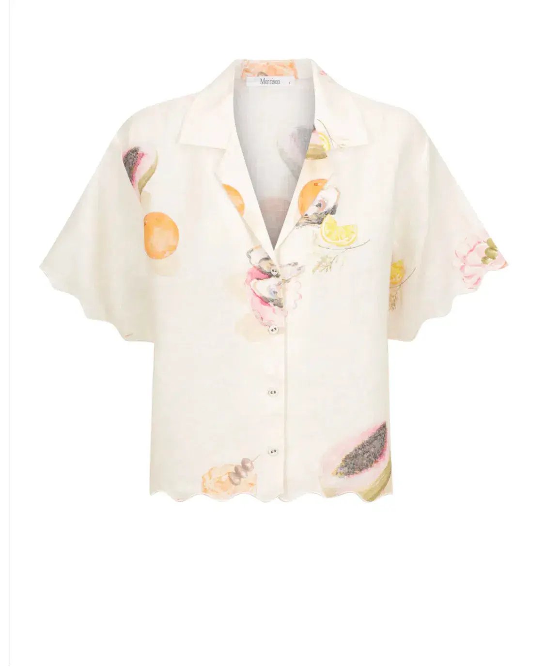 Morrison Aperitivo Linen Short Size 2/Au 10  and Shirt Size 1/Au 8  Set Print photo 3