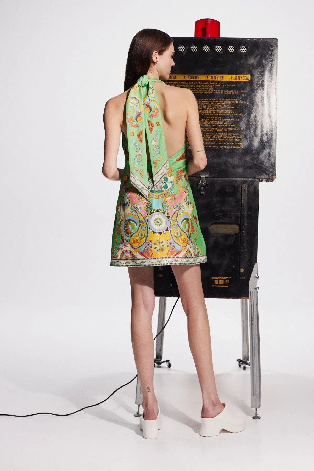 Alemais Pinball Mini Dress Multi Size 10 photo 3