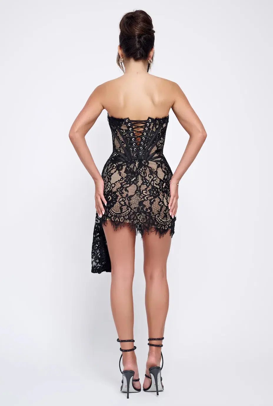 Lani Lou Adeline Lace Dress Black Size 6 photo 2