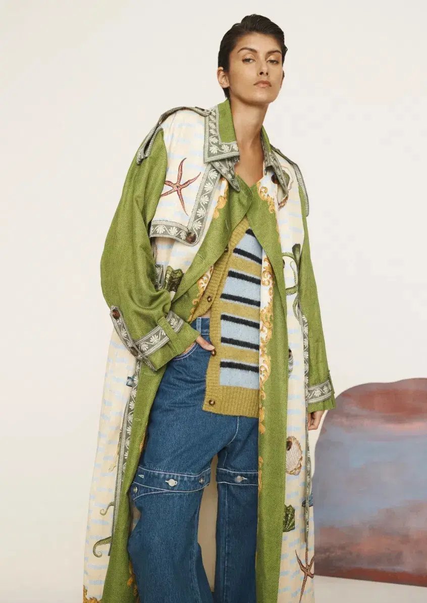 Alémais Bath House Trench Multi Size 14 photo 2